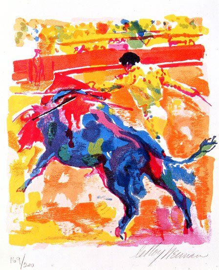 Leroy Neiman Bullfight